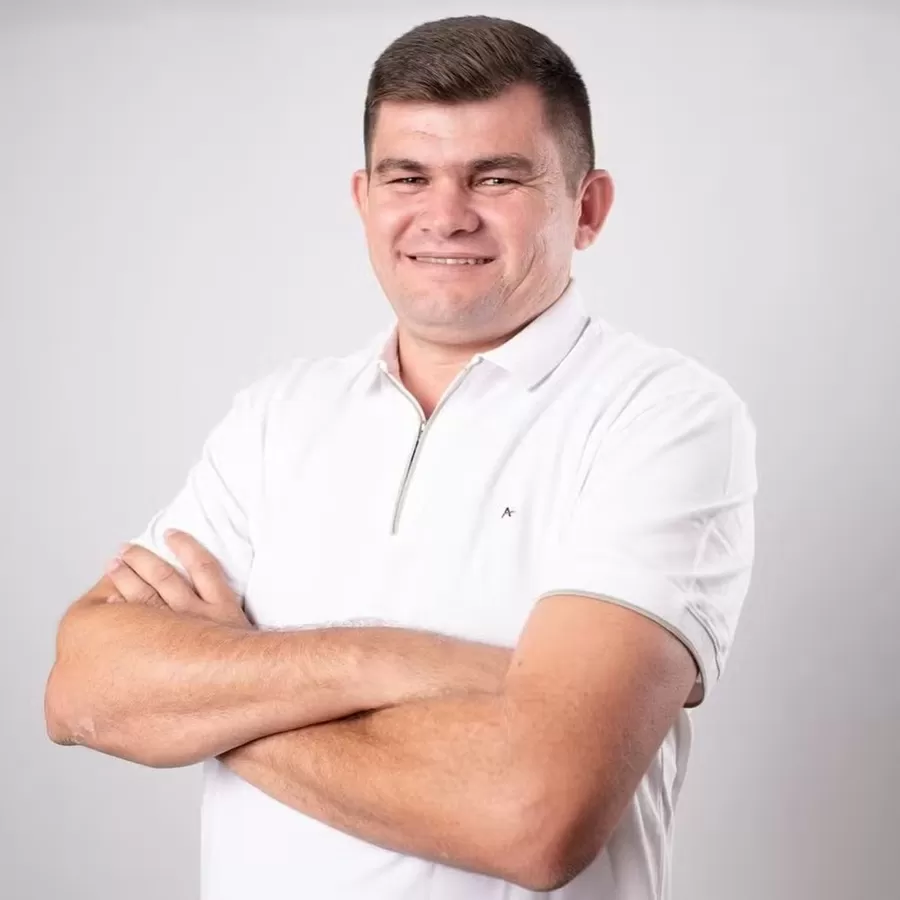 Marcelo Oliveira, prefeito de João Dias, foi baleado nesta terça-feira (27) no município — Foto: Redes sociais 