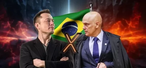 Decisão de Moraes de suspender operações do X no Brasil recebe apoio da mídia internacional 