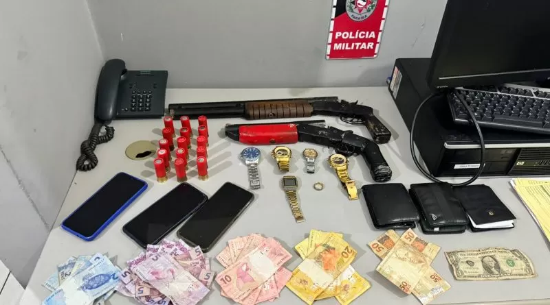 Polícia Militar salva vítima de sequestro-relâmpago e prende acusados em Santa Rita 