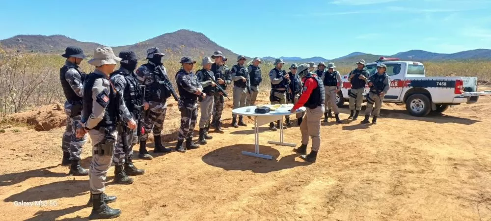 Militares do 12º BPM participam de instrução para habilitação no manuseio do novo fuzil adotado pela PMPB