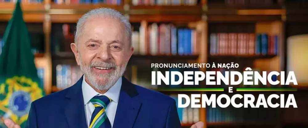 Lula exalta democracia em pronunciamento da Independência