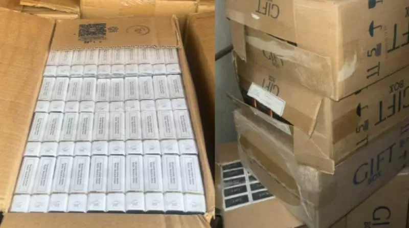 Polícia Militar apreende carga de mais de 3 mil maços de cigarros contrabandeados em Sousa 