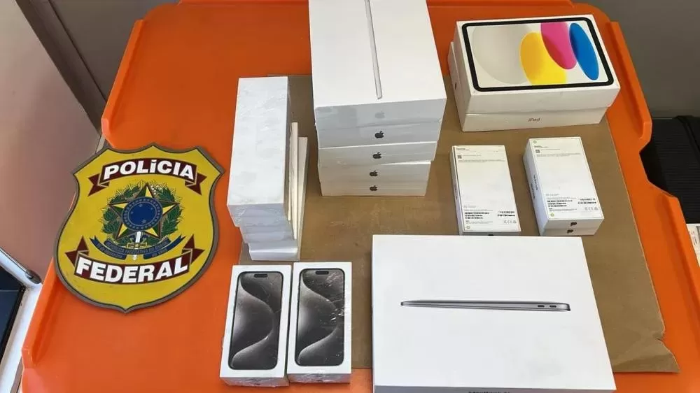 Polícia Federal prende suspeito de contrabando de celulares no Aeroporto Castro Pinto, em João Pessoa