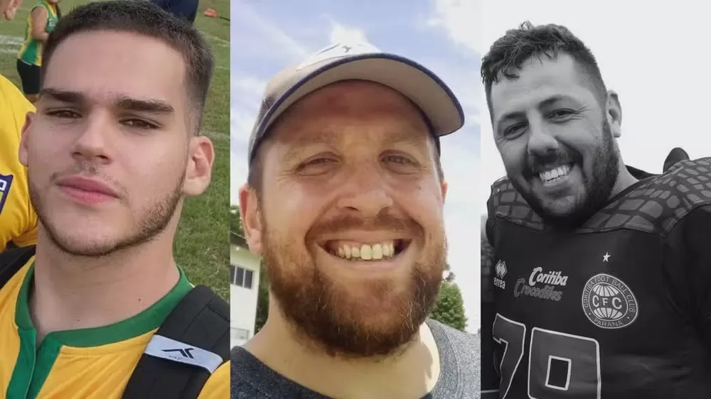 Saiba quem eram os três jogadores de futebol americano de Curitiba que morreram em acidente no RJ