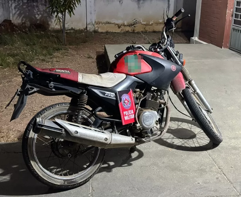 Polícia Militar prende suspeito de furtar moto e recupera veículo em Brejo do Cruz