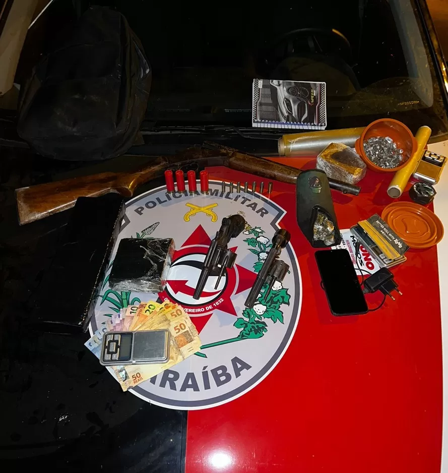 Polícia Militar desarticula pontos de tráfico e apreende drogas e armas de fogo em São Bento