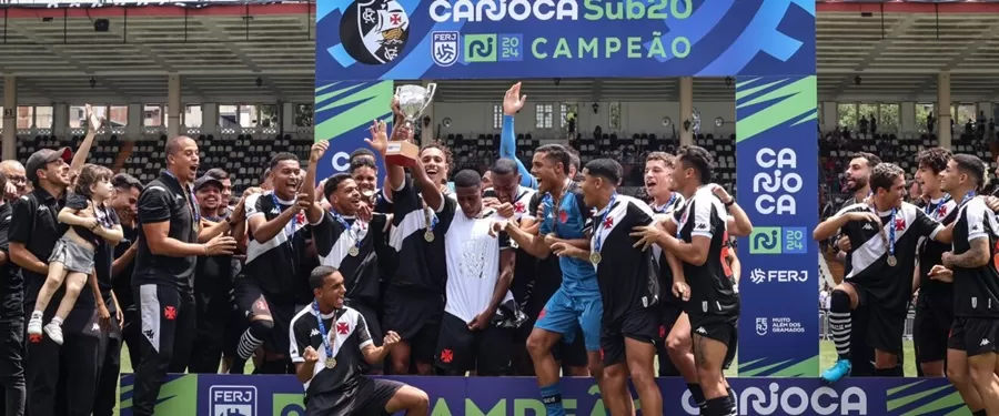 Vasco vence Flamengo por 1 a 0 e é bicampeão carioca sub-20