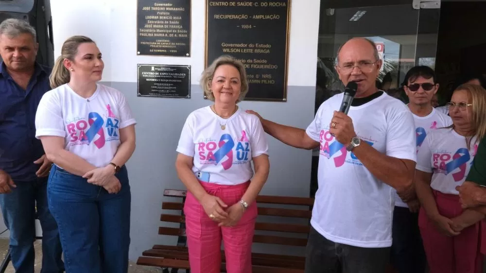 Prefeito Laurinho faz abertura oficial da Campanha “Outubro Rosa”