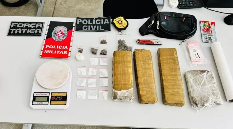 Operação de combate ao tráfico apreende drogas no bairro do Emboca, em Brejo do Cruz 