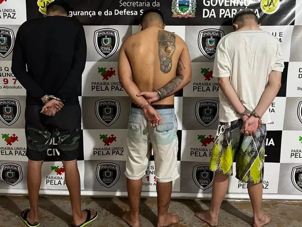 Polícia prende autores de ataque que vitimou criança e deixou adolescente ferido, em Patos