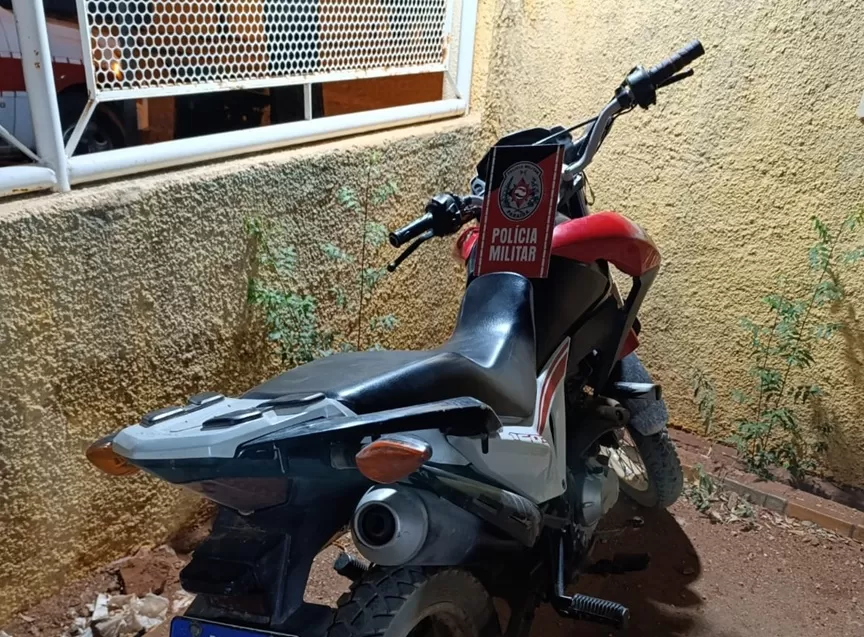 Polícia Militar recupera moto Honda Bros com queixa de roubo durante blitz na PB-337, em Lagoa (PB)