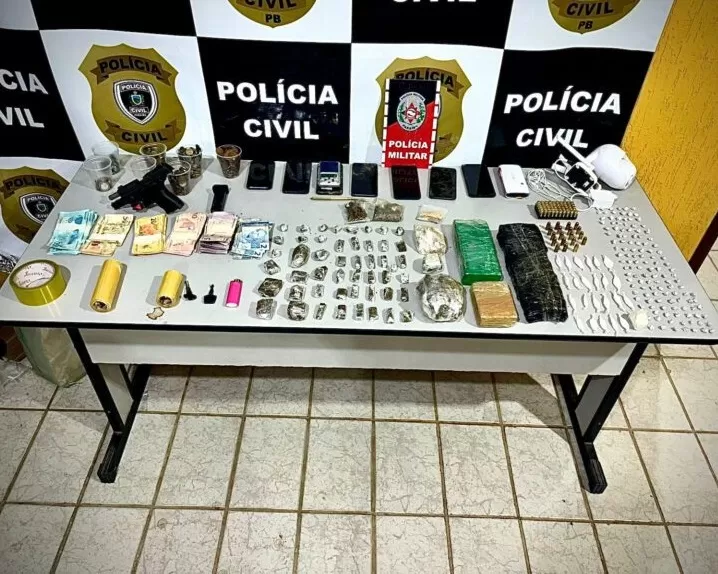 Polícia Militar (ROTAM) prende na noite dessa sexta (8), suspeito de tráfico de drogas na cidade de São Bento (PB)