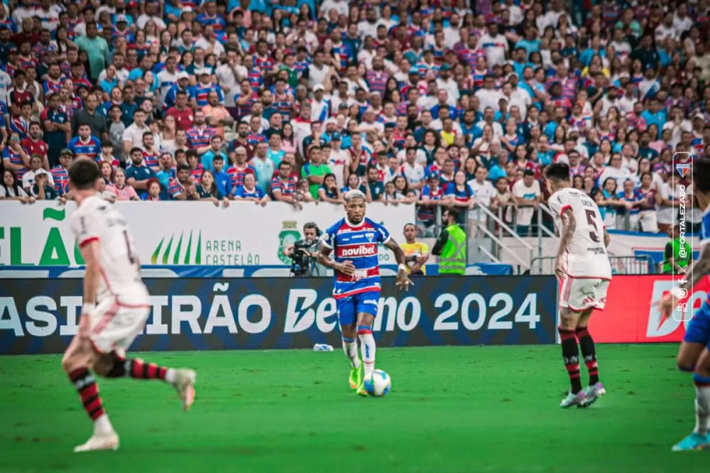 Fortaleza e Flamengo empatam no Castelão e se afastam de briga por título