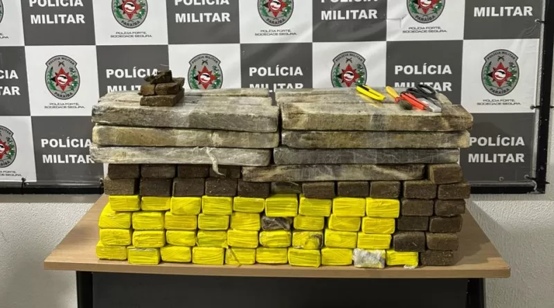 Polícia Militar prende casal com cerca de 100 Kg de drogas na Capital 