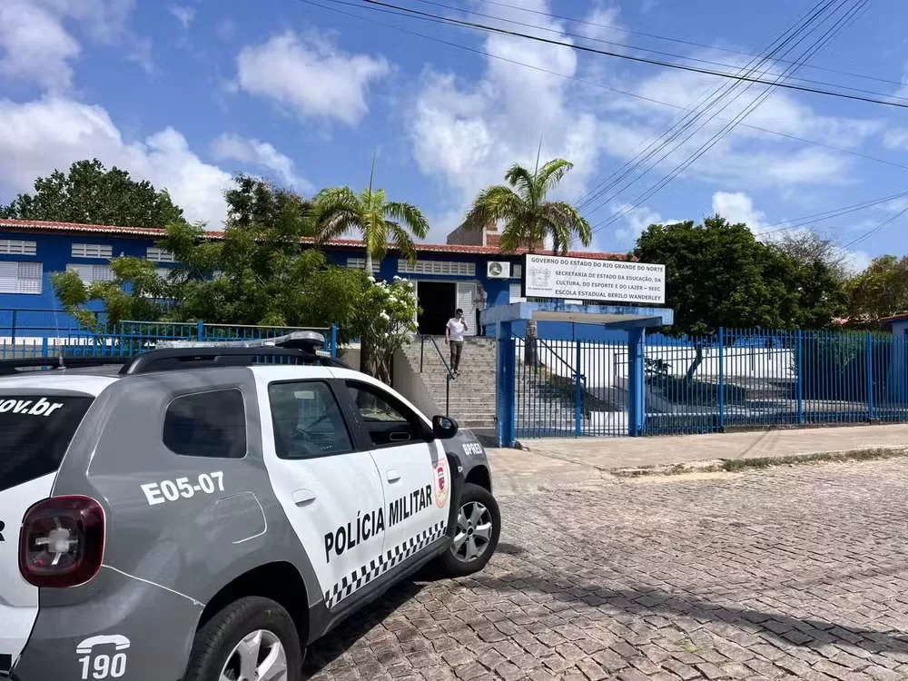Estudante é baleado na cabeça por colega dentro de escola de Natal