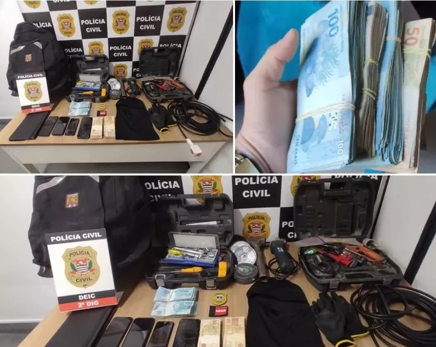 Polícia Civil da PB desarticula organização criminosa especializada em furtos a bancos no Sertão