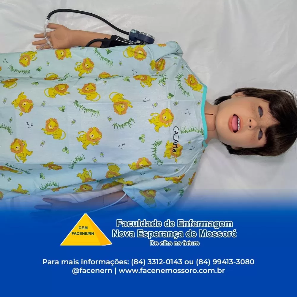 Facene/RN inova com simulador de emergência pediátrica de alta tecnologia