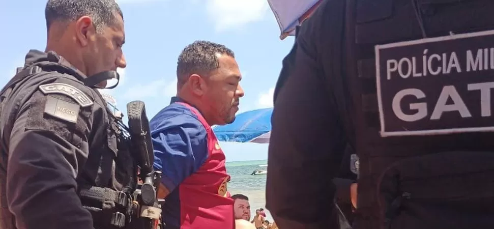 Operação conjunta prende Líder de facção criminosa da Bahia em praia de João Pessoa