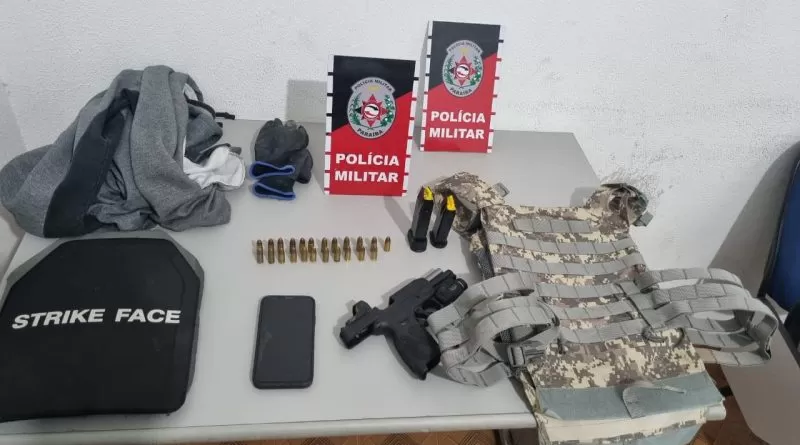 Polícia Militar prende acusado de homicídio e apreende arma de fogo no Sertão da Paraíba 