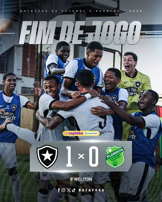 Botafogo vence o Floresta e garante classificação antecipada na Copinha