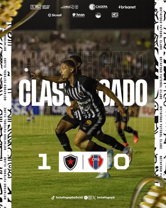 Botafogo-PB vence o Maranhão e avança na pré-Copa do Nordeste