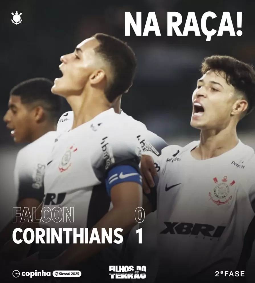 Corinthians vence o Falcon e passa à terceira fase da Copinha