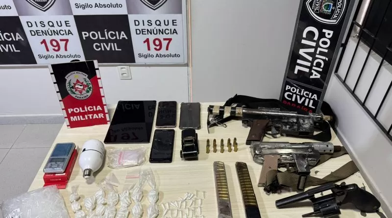 Operação apreende armas e drogas que seriam de facção criminosa na cidade de Bayeux