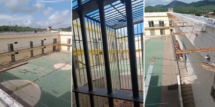Detentos queimam celas e fazem motim no presídio de Catolé do Rocha