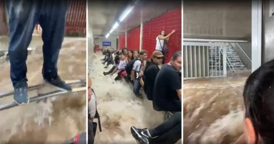 Chuva após 'alerta severo' alaga ruas, metrô e deixa carros ilhados em SP