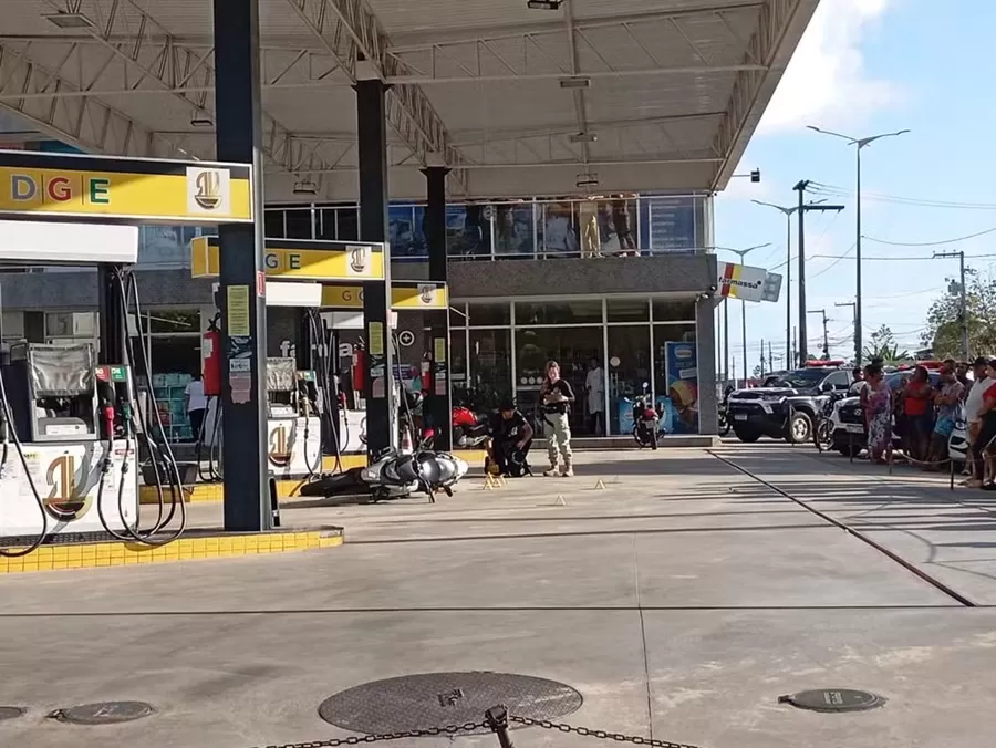 Frentista de posto de combustíveis é morto a tiros enquanto abastecia motocicleta de cliente