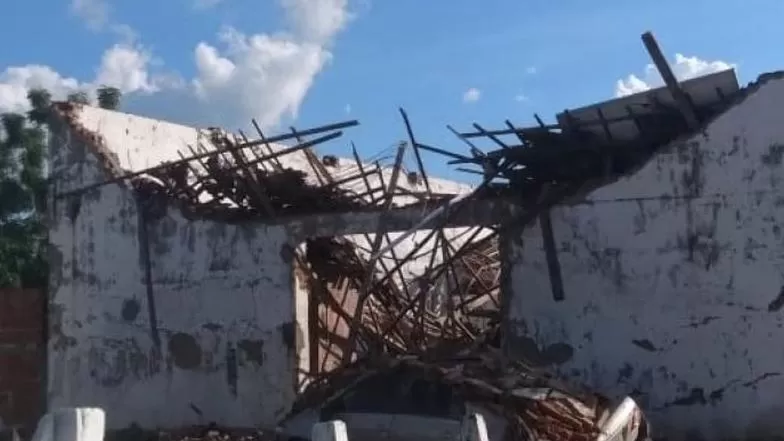 Teto de fábrica de reciclagem desaba e deixa 10 feridos na zona rural de Pombal (PB)