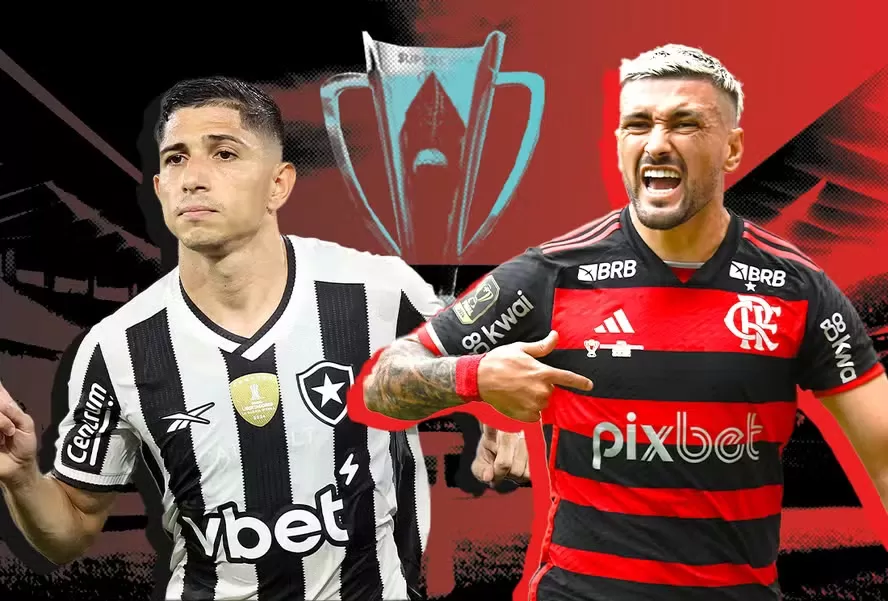 Botafogo e Flamengo decidem neste domingo a Supercopa no Mangueirão, em Belém (PA)