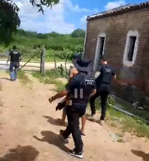 Policiais Civil prende homem investigado pelos crimes de furto, ameaça e descumprimento de medidas protetivas 