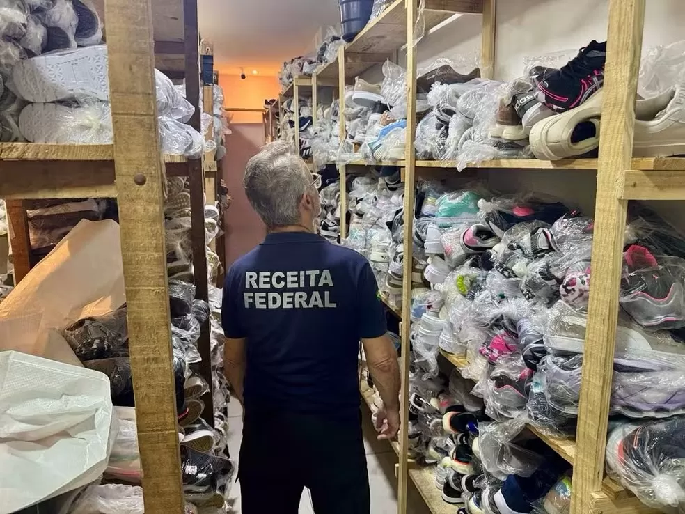 Receita Federal realiza operação em João Pessoa para combater comércio de produtos falsificados