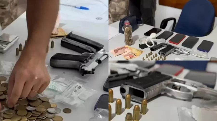 Operação Aegis prende criminosos e apreende armas e drogas, na manhã desta terça-feira (25)