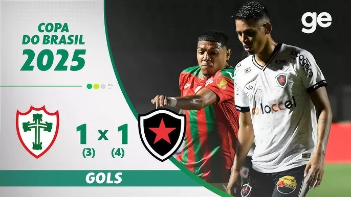Nos pênaltis, Botafogo-PB elimina a Portuguesa e avança na Copa do Brasil 2025