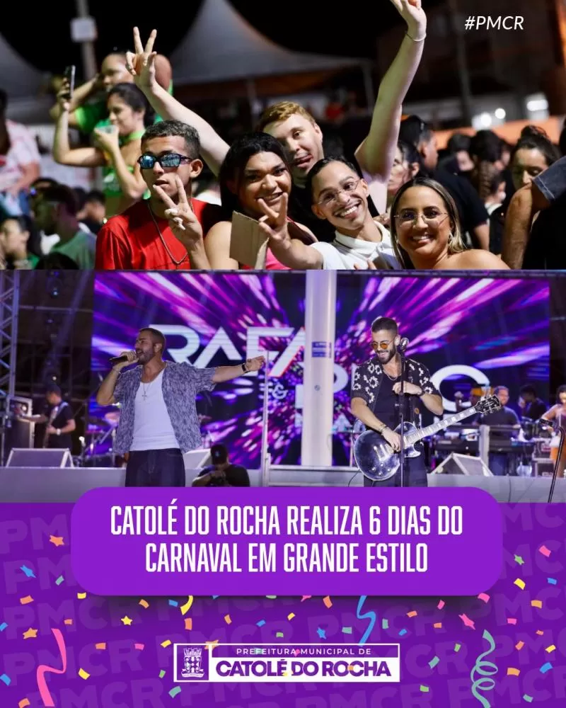 Carnaval de Catolé do Rocha 2025 invadiu a Quarta de Cinzas e deixou saudades