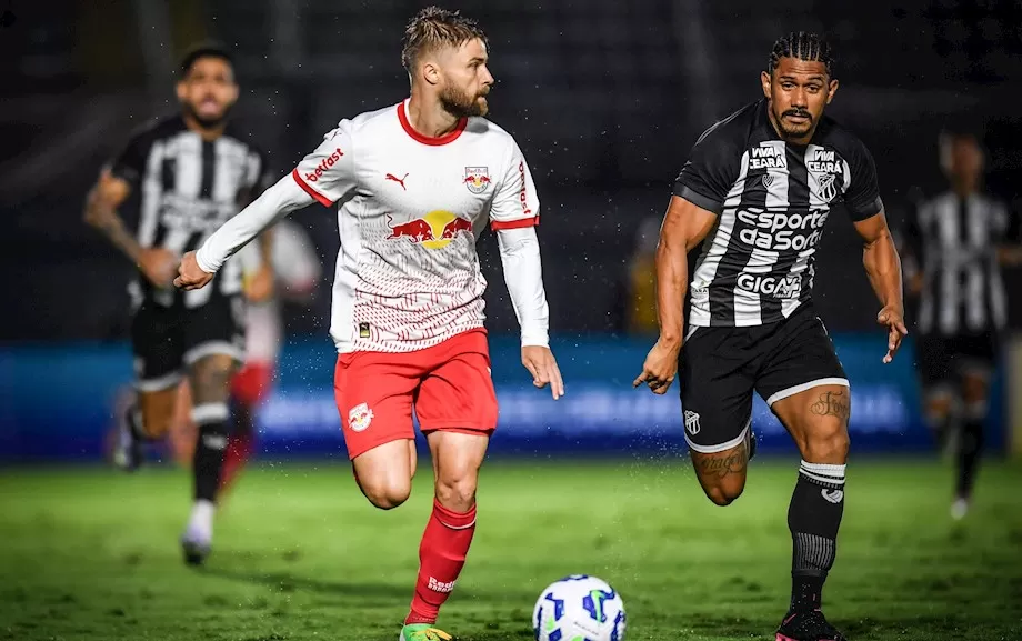Bragantino marca nos acréscimos do 2º tempo e arranca empate com Ceará em estreia no Brasileirão