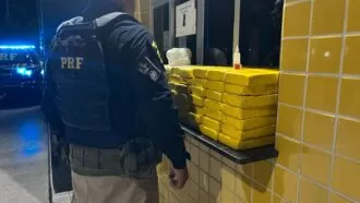Dois Paraibanos são presos pela PRF com 53 quilos de cocaína durante a abordagem no Rio Grande do Norte