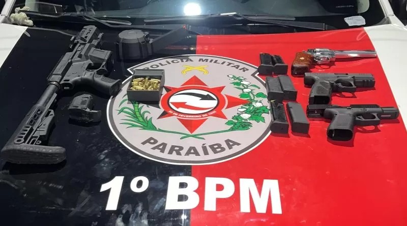 Operação apreende armas com dupla que já tem passagem pela polícia tráfico de drogas na Capital