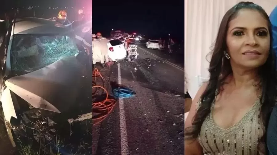 Grave acidente na BR-361 em Patos, na noite deste sábado (19), deixa uma vítima fatal e dois feridos