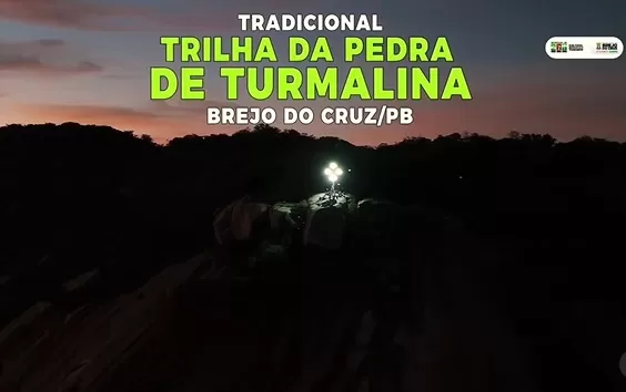Tradicional Trilha da Pedra da Turmalina aconteceu foi realizada na sexta-feira santa, em Brejo do Cruz