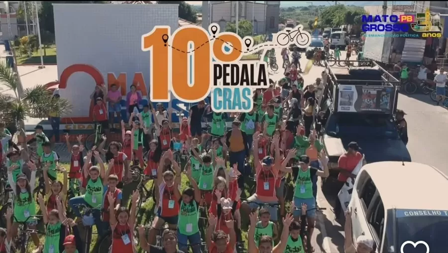 10º Pedala CRAS abriu nesta quinta (24) a programação alusiva do 31º Aniversário de Mato Grosso (PB)