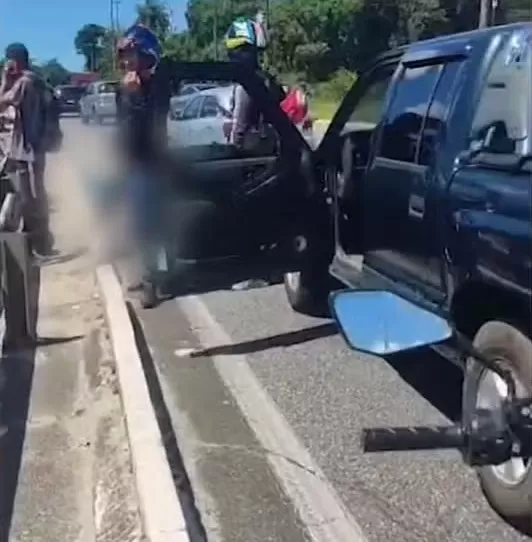 Colisão entre moto e carro deixa uma pessoa morta, na BR-230, nesta quarta-feira
