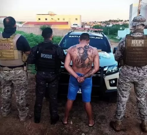 Operação integrada prende criminoso em Cajazeiras e apreende 11 kg de pasta base, munições e carregadores
