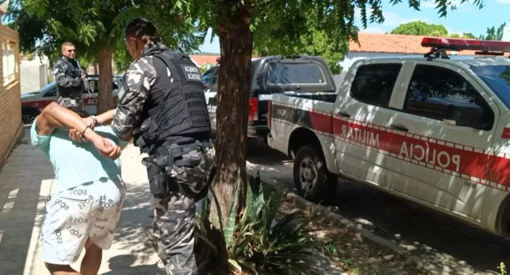 Indivíduo conhecido por “Capeta”, é preso em flagrante por tentativa de homicídio em Riacho dos Cavalos