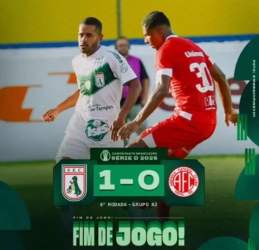 Com golaço de Diego Ceará, Sousa vence o América-RN e quebra sequência de derrotas na Série D