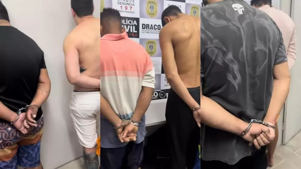 Operação da DRACO contra grupo criminoso termina com sete prisões e um morto durante confronto em Campina Grande
