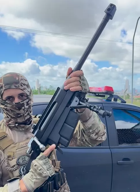 Arma capaz de derrubar avião é apreendida durante operação policial em Campina Grande