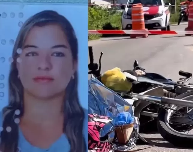 Mais uma mulher morre ao ser atropelada por caminhão ao cair de moto, em João Pessoa